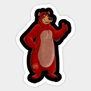 Max the Bear Sticker